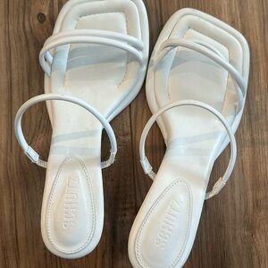 SCHUTZ Elegant White Heels